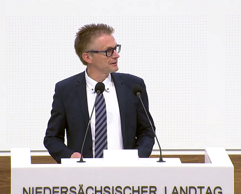 Symbolbild Plenarrede - Screenshot: NDR