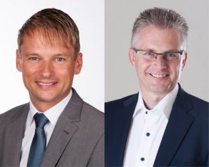 Die SPD-Landtagsabgeordneten Stefan Klein und Frank Henning.