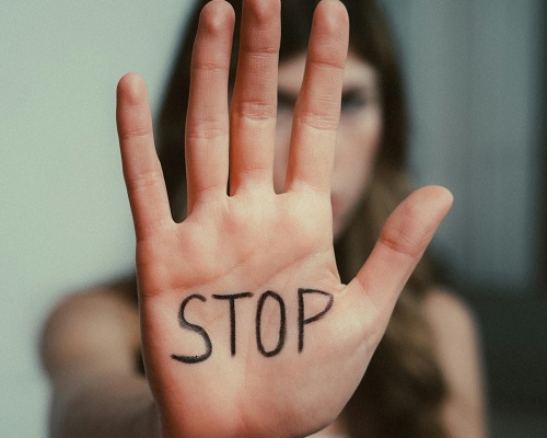 Stopp häuslicher Gewalt